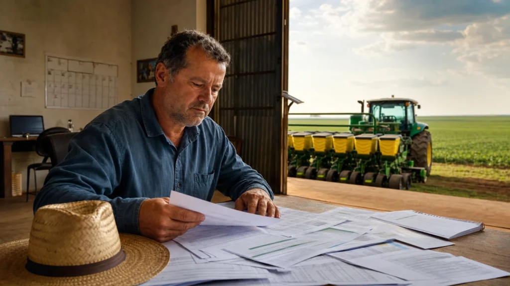 Produtor analisa contratos e necessidade de novo crédito rural após renegociação pela MP 1.376